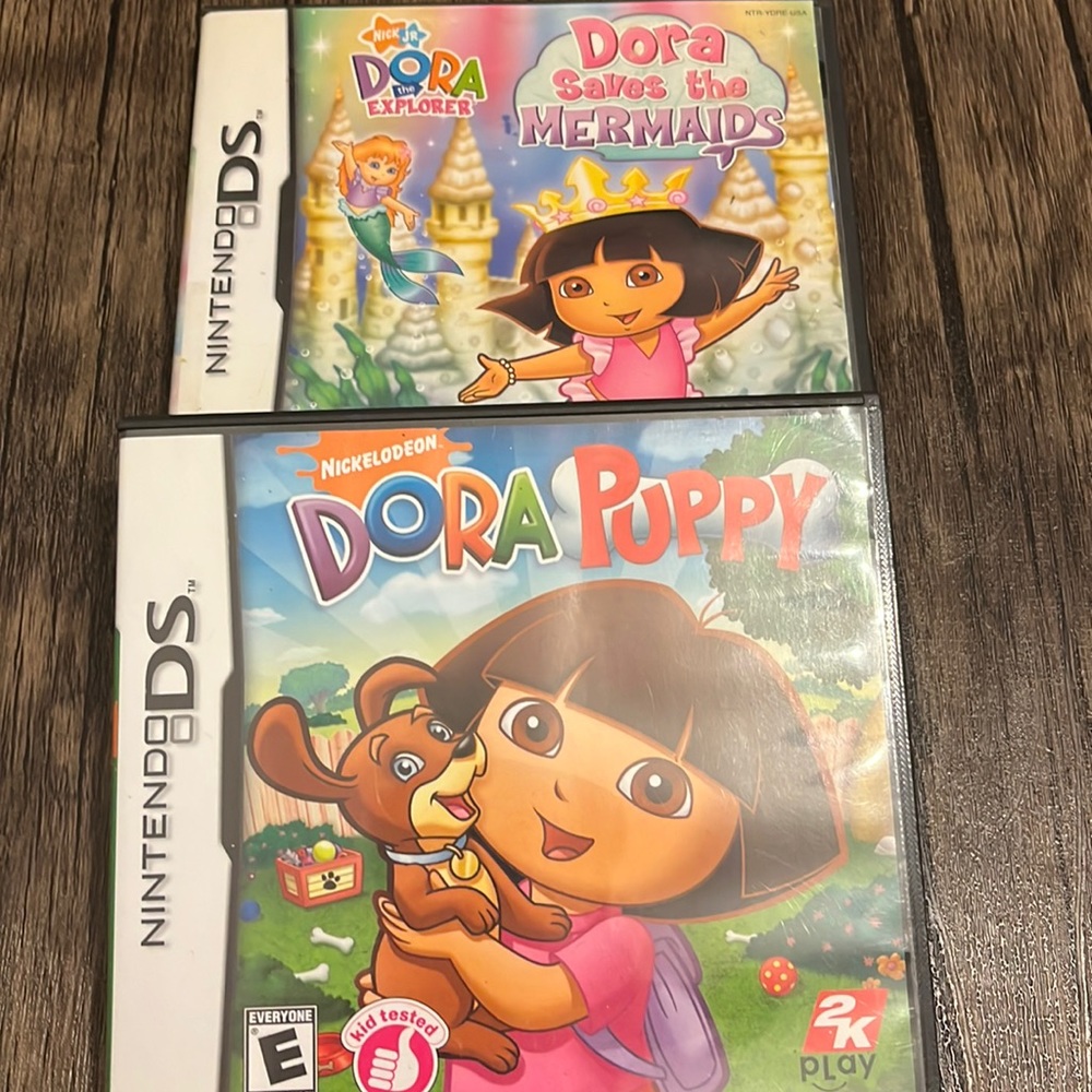 Nintendo DS Nickelodeon Dora Puppy and Dora Saves the Mermaids